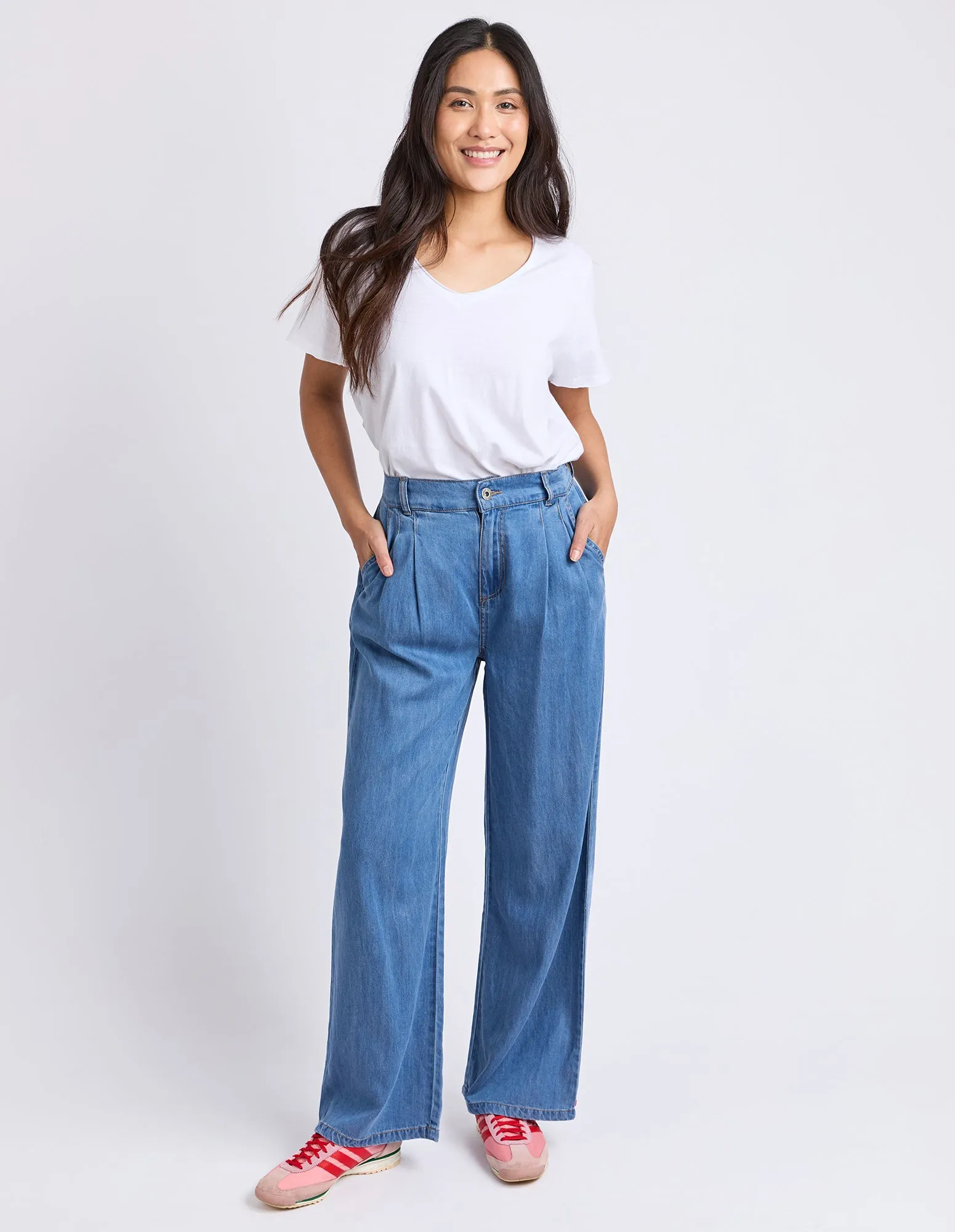 BLAIRE DENIM PANT || BLUE