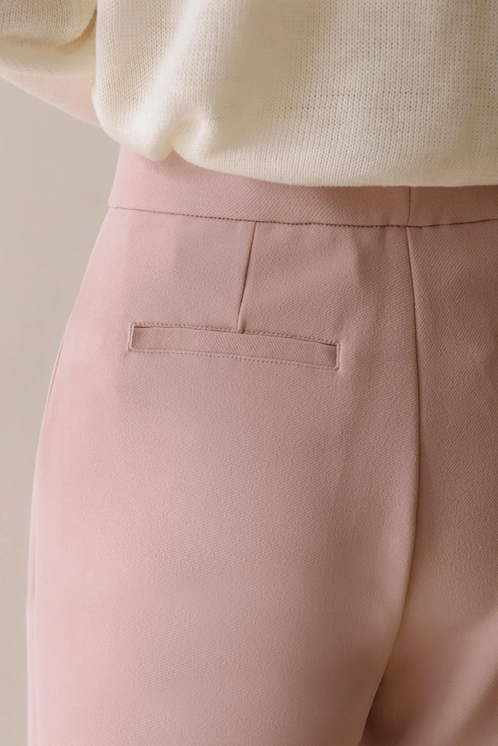 Blush Serenity Wide Leg Slacks