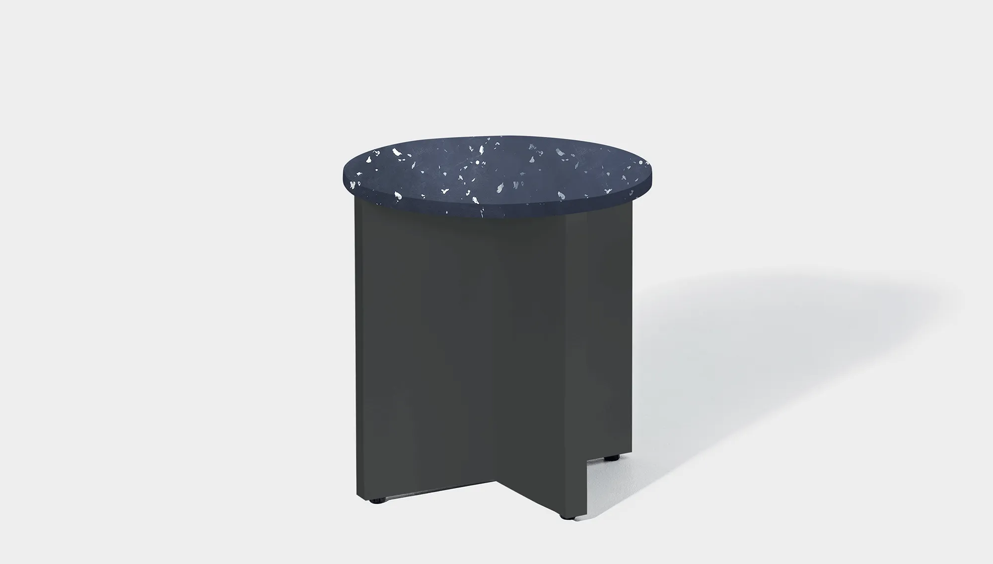 Bob Side Table Round - Recycled Bottle Tops