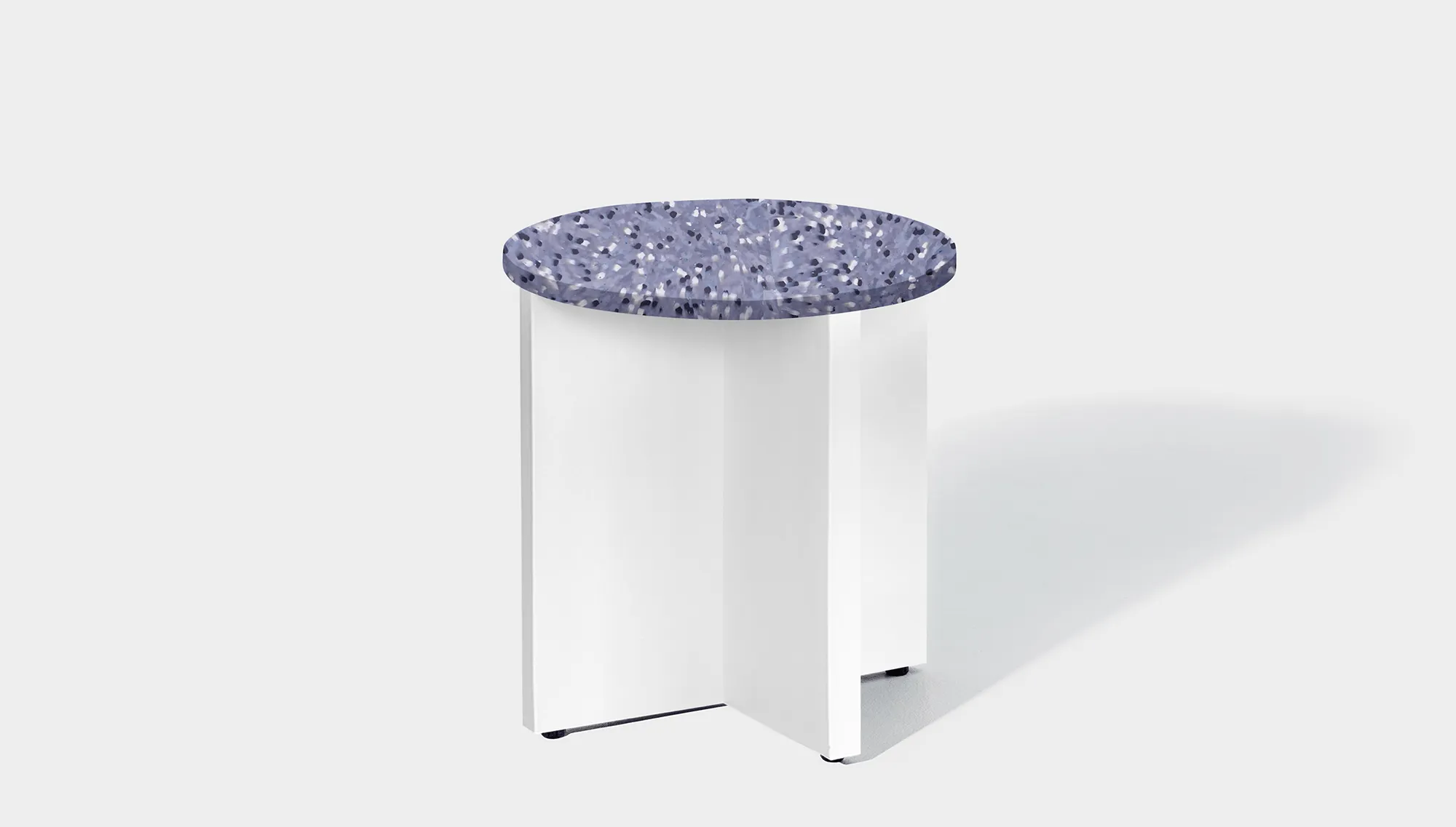 Bob Side Table Round - Recycled Bottle Tops