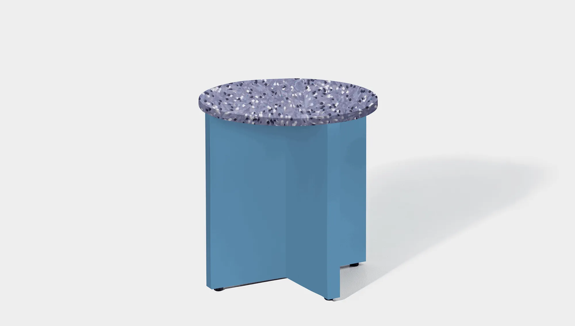 Bob Side Table Round - Recycled Bottle Tops