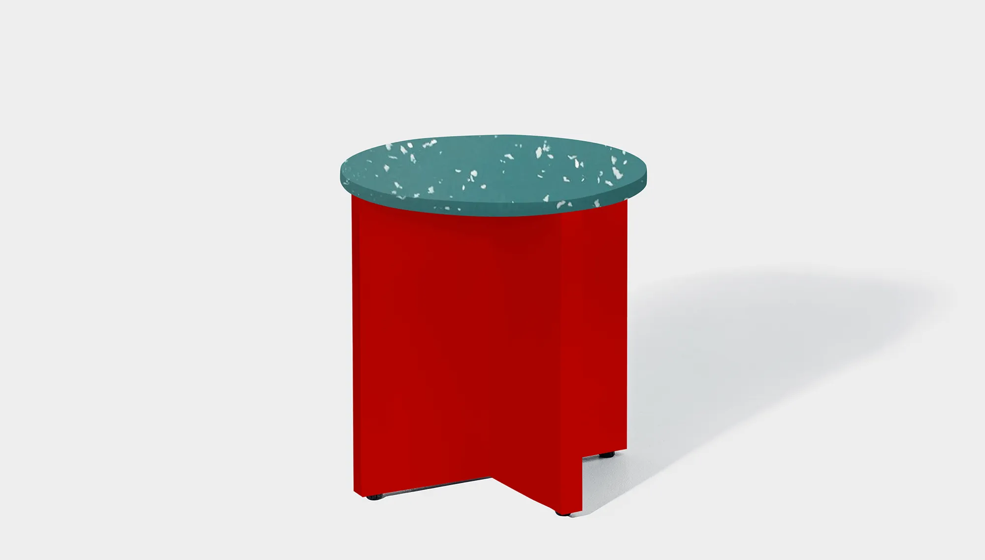 Bob Side Table Round - Recycled Bottle Tops