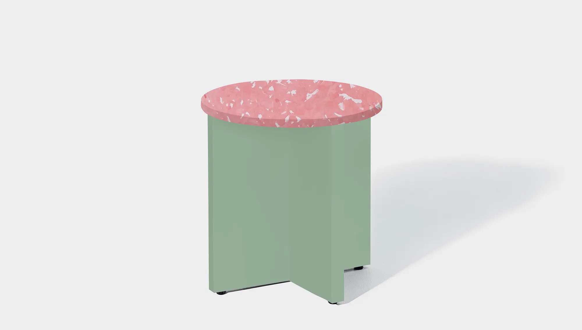 Bob Side Table Round - Recycled Bottle Tops