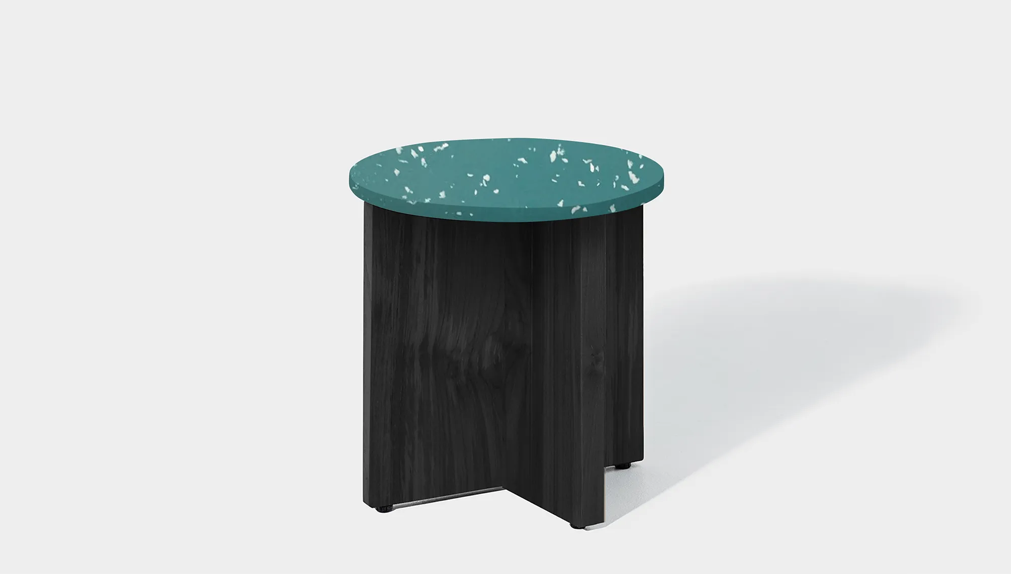 Bob Side Table Round - Recycled Bottle Tops