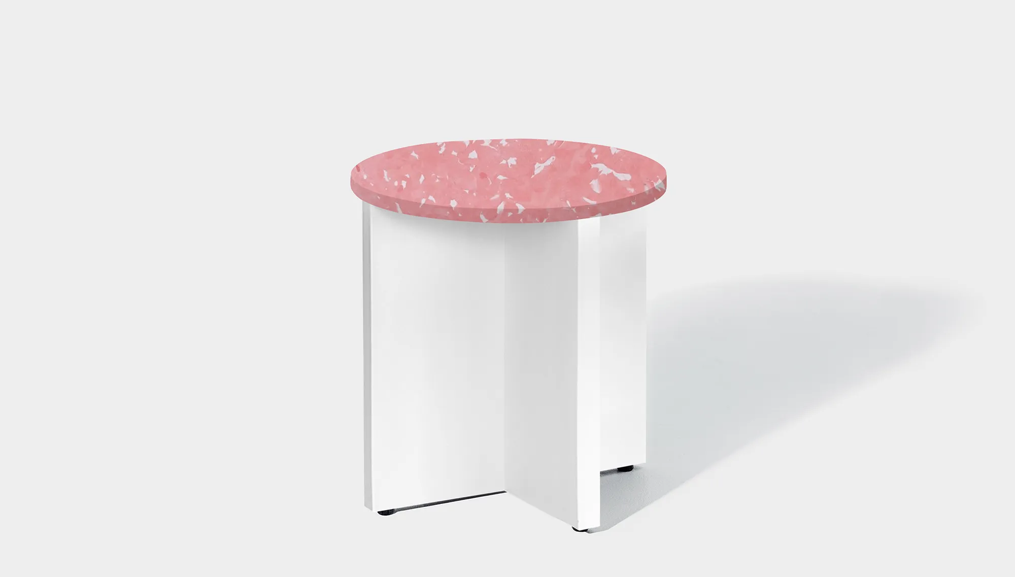 Bob Side Table Round - Recycled Bottle Tops
