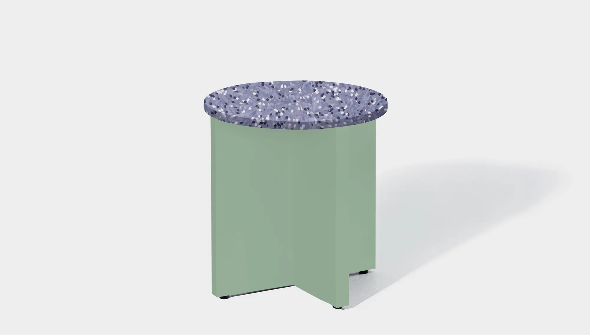 Bob Side Table Round - Recycled Bottle Tops