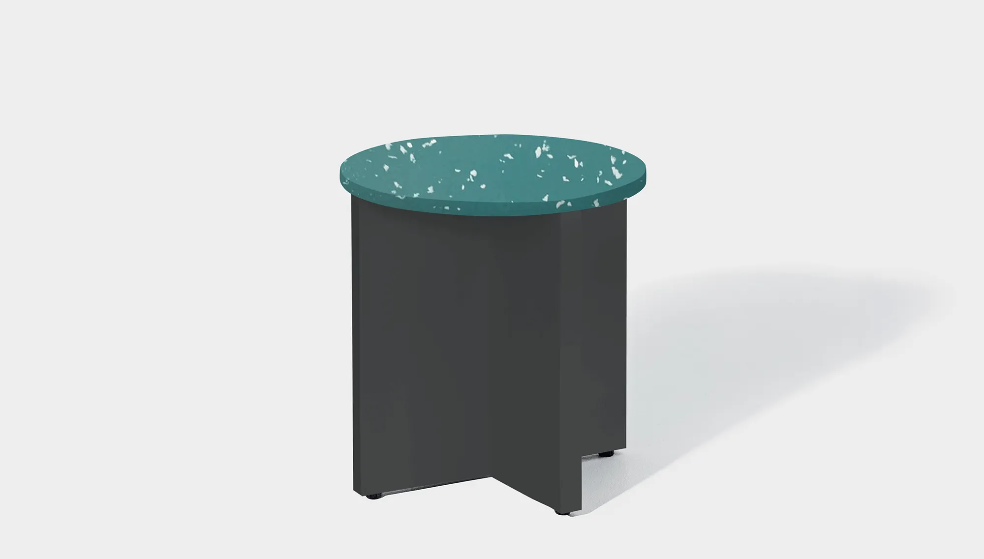 Bob Side Table Round - Recycled Bottle Tops