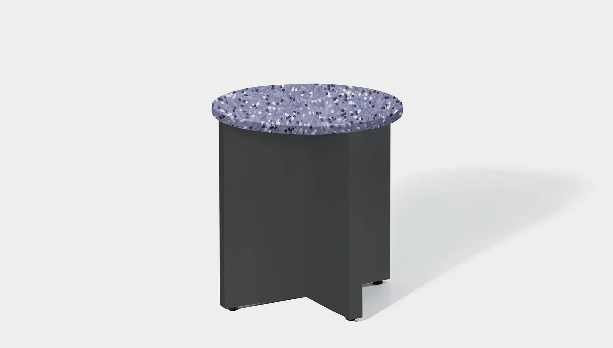 Bob Side Table Round - Recycled Bottle Tops