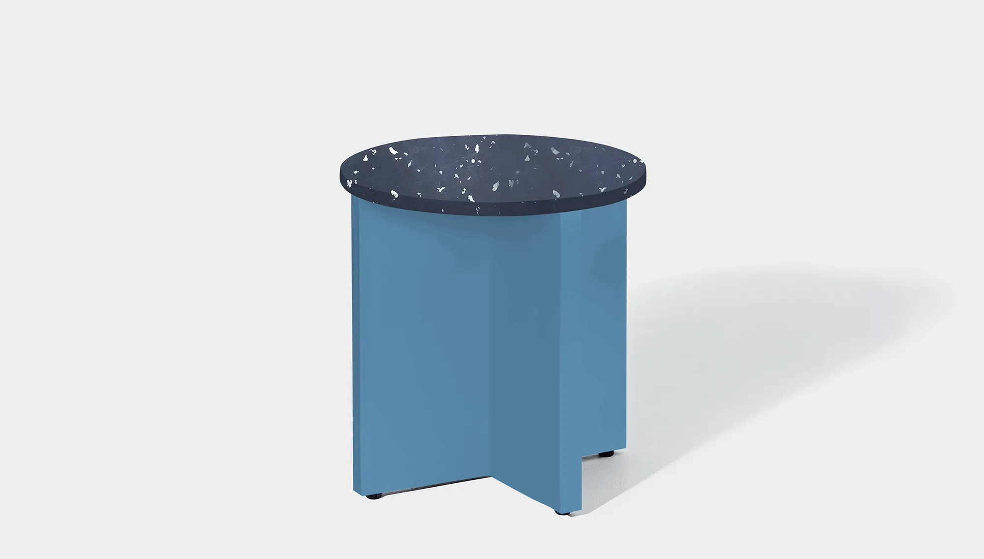 Bob Side Table Round - Recycled Bottle Tops