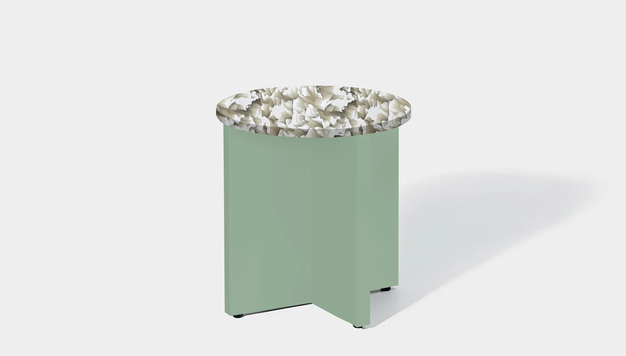 Bob Side Table Round - Recycled Bottle Tops