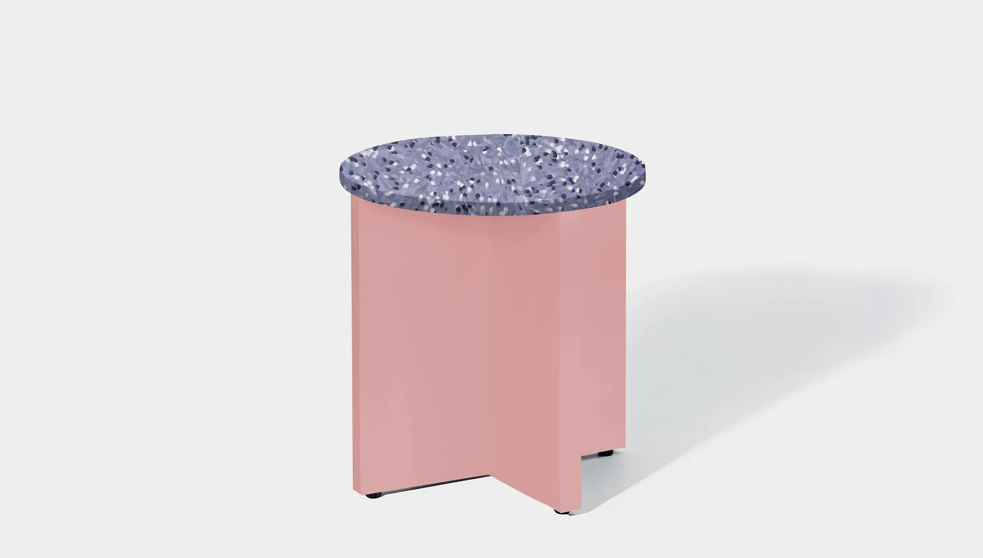 Bob Side Table Round - Recycled Bottle Tops