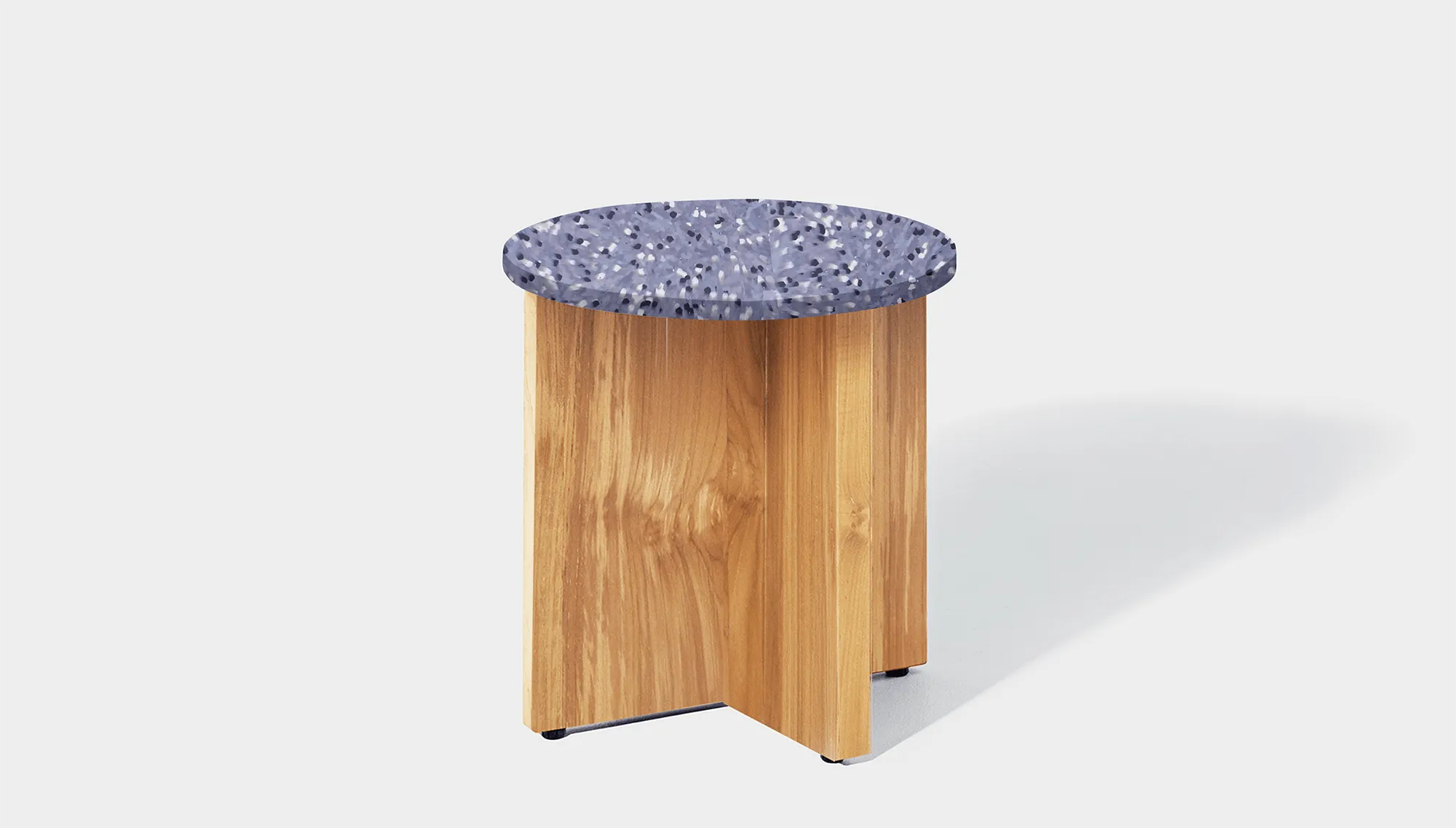 Bob Side Table Round - Recycled Bottle Tops
