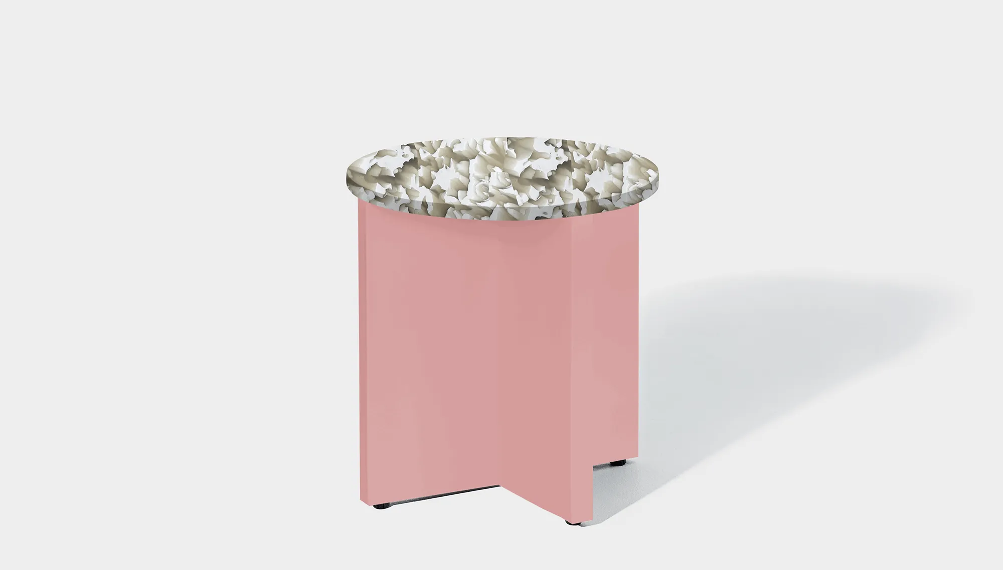 Bob Side Table Round - Recycled Bottle Tops