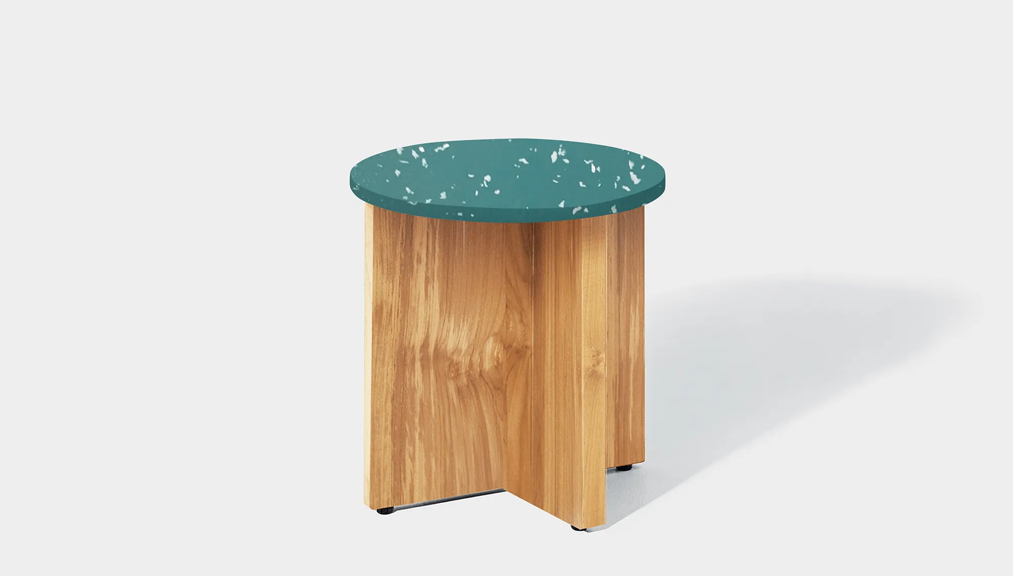 Bob Side Table Round - Recycled Bottle Tops