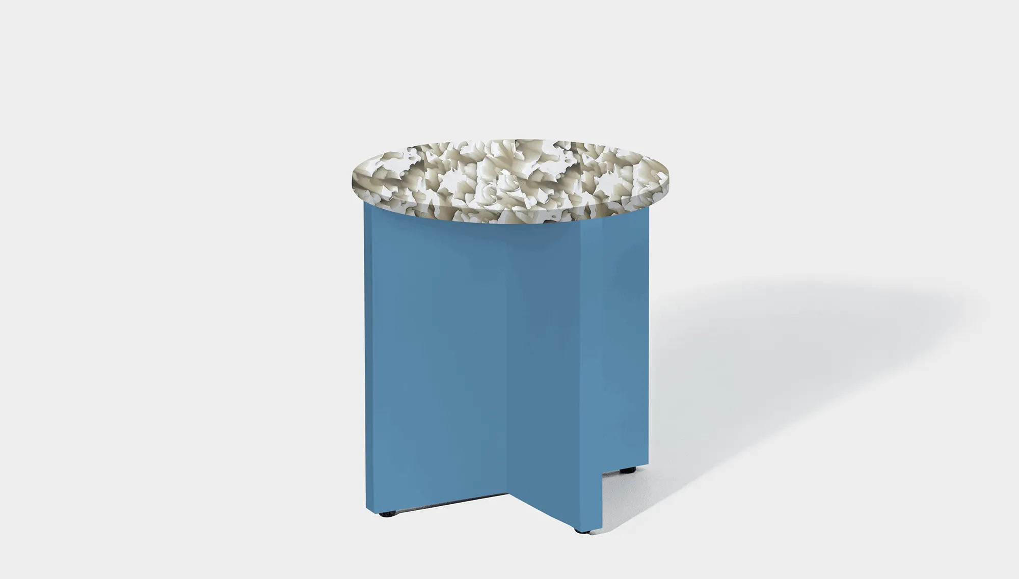 Bob Side Table Round - Recycled Bottle Tops