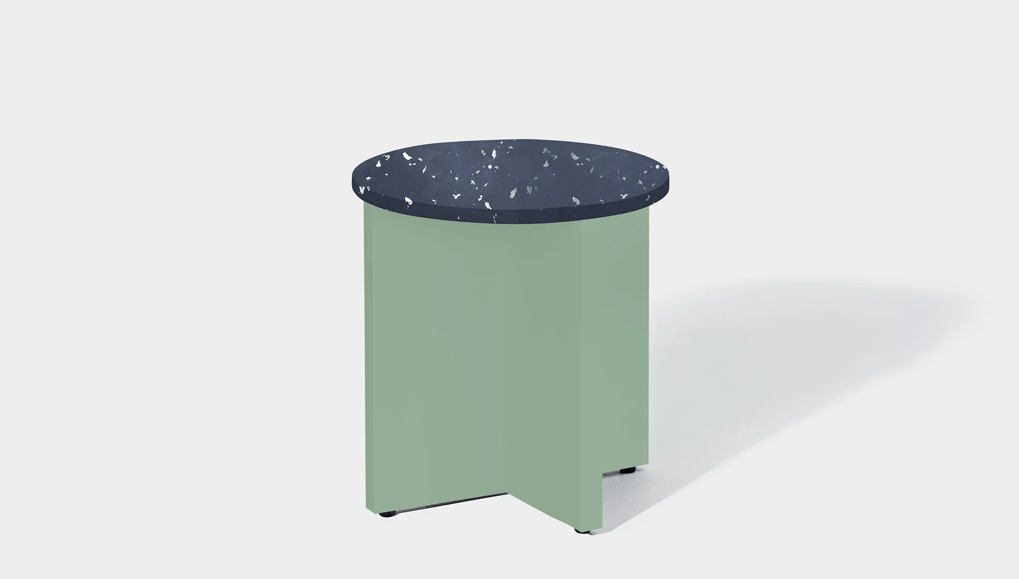 Bob Side Table Round - Recycled Bottle Tops