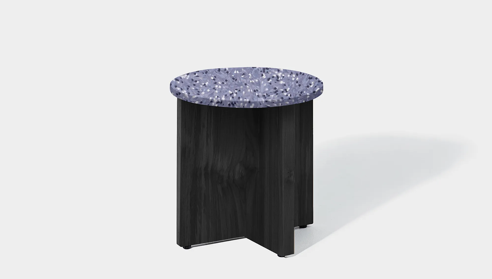 Bob Side Table Round - Recycled Bottle Tops