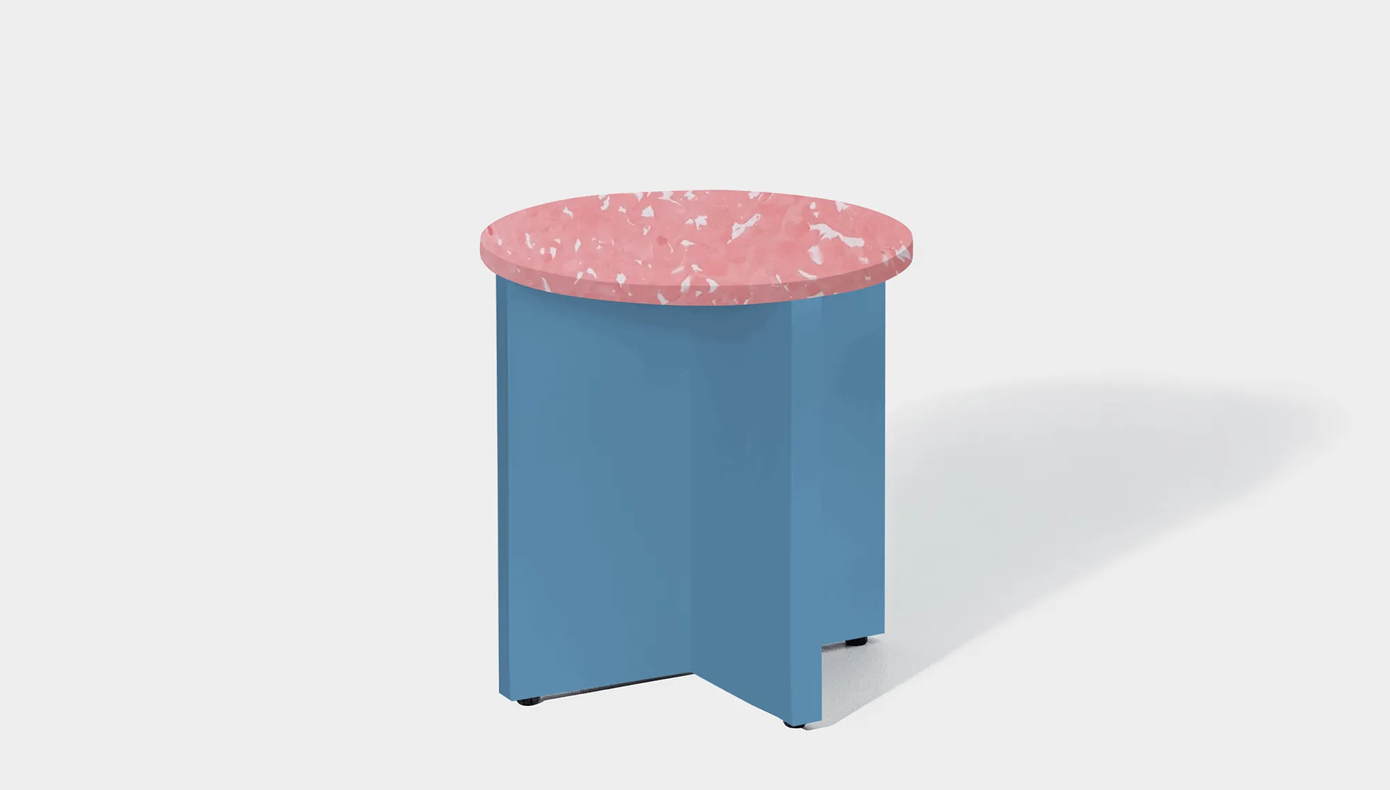Bob Side Table Round - Recycled Bottle Tops