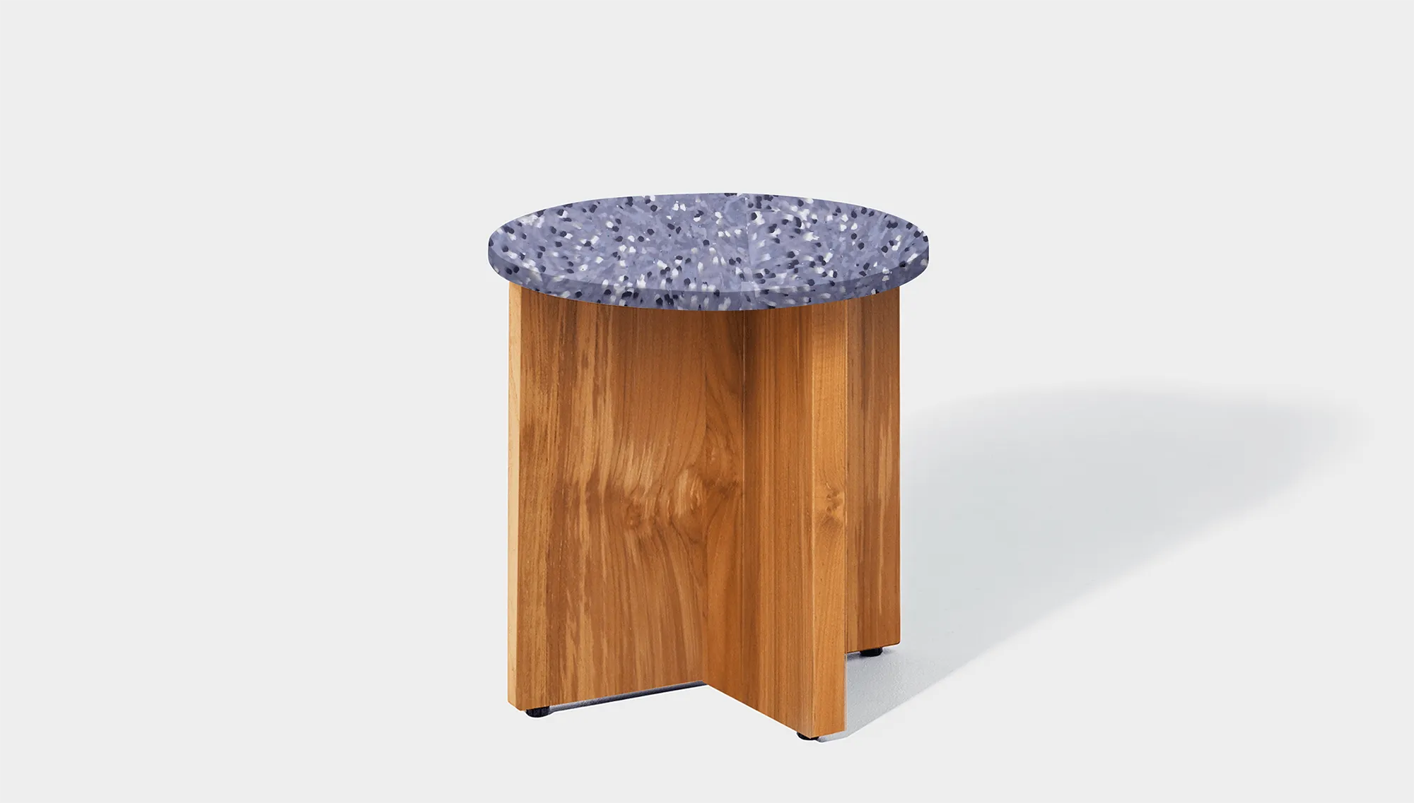 Bob Side Table Round - Recycled Bottle Tops
