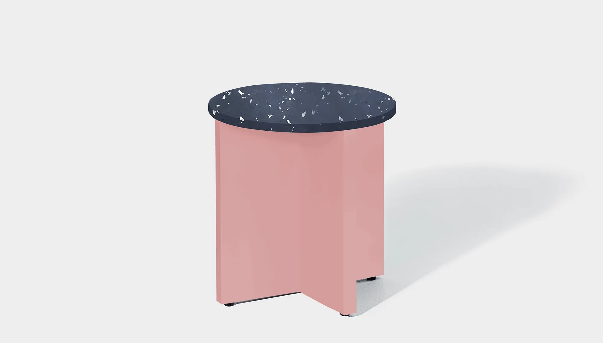 Bob Side Table Round - Recycled Bottle Tops
