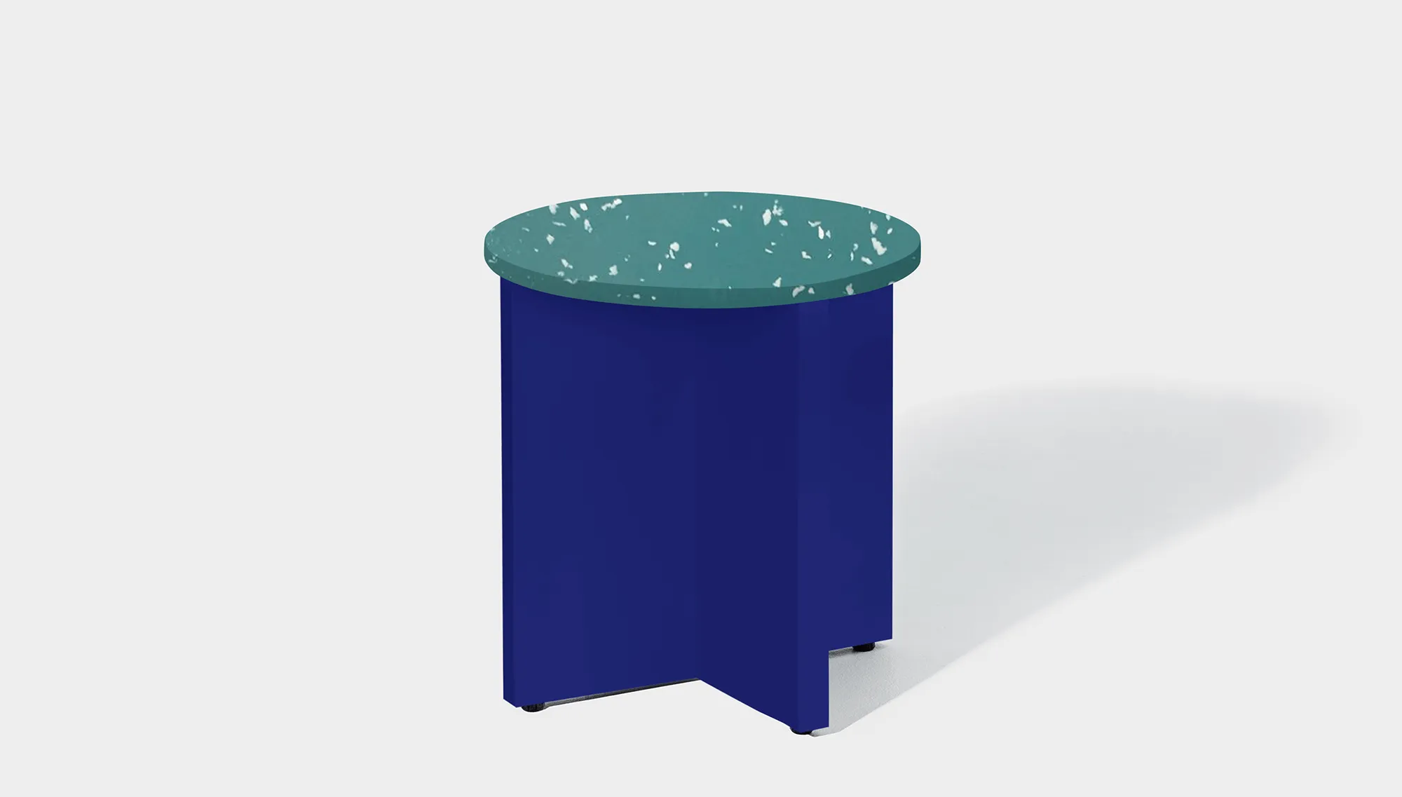 Bob Side Table Round - Recycled Bottle Tops