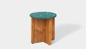 Bob Side Table Round - Recycled Bottle Tops