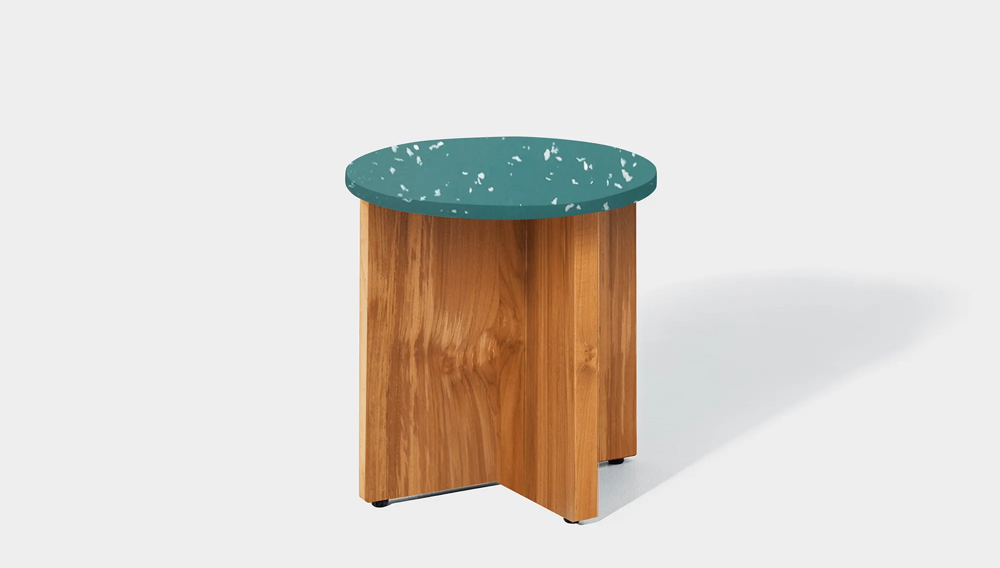 Bob Side Table Round - Recycled Bottle Tops