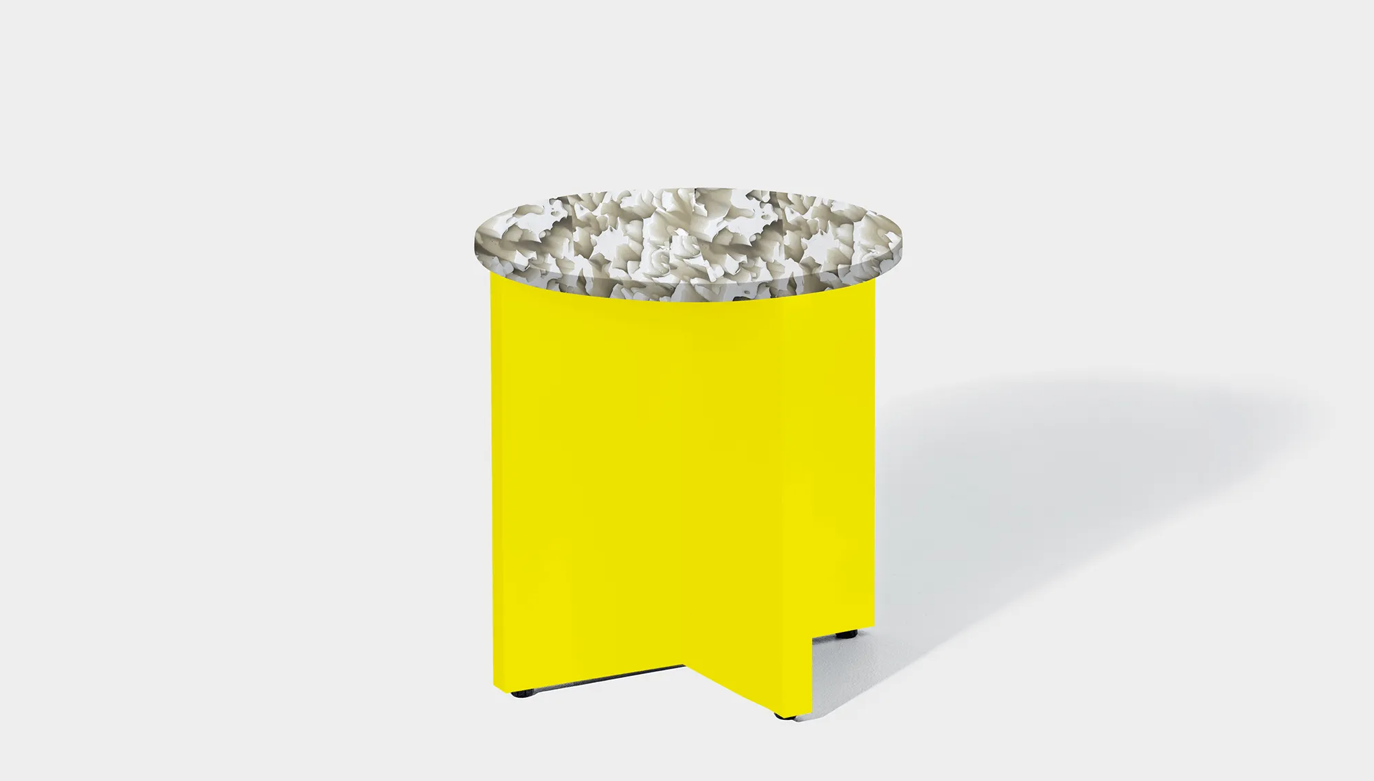Bob Side Table Round - Recycled Bottle Tops