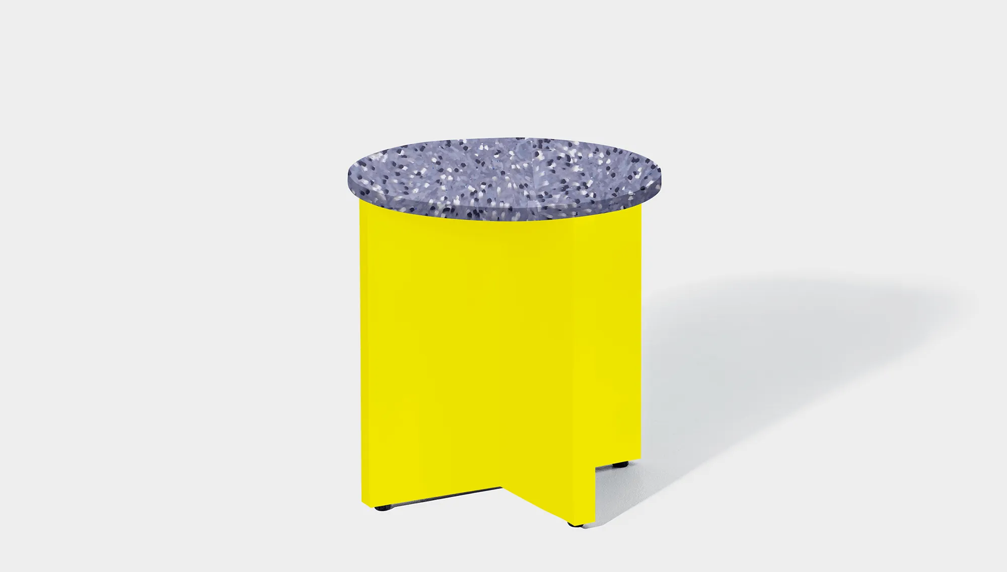 Bob Side Table Round - Recycled Bottle Tops