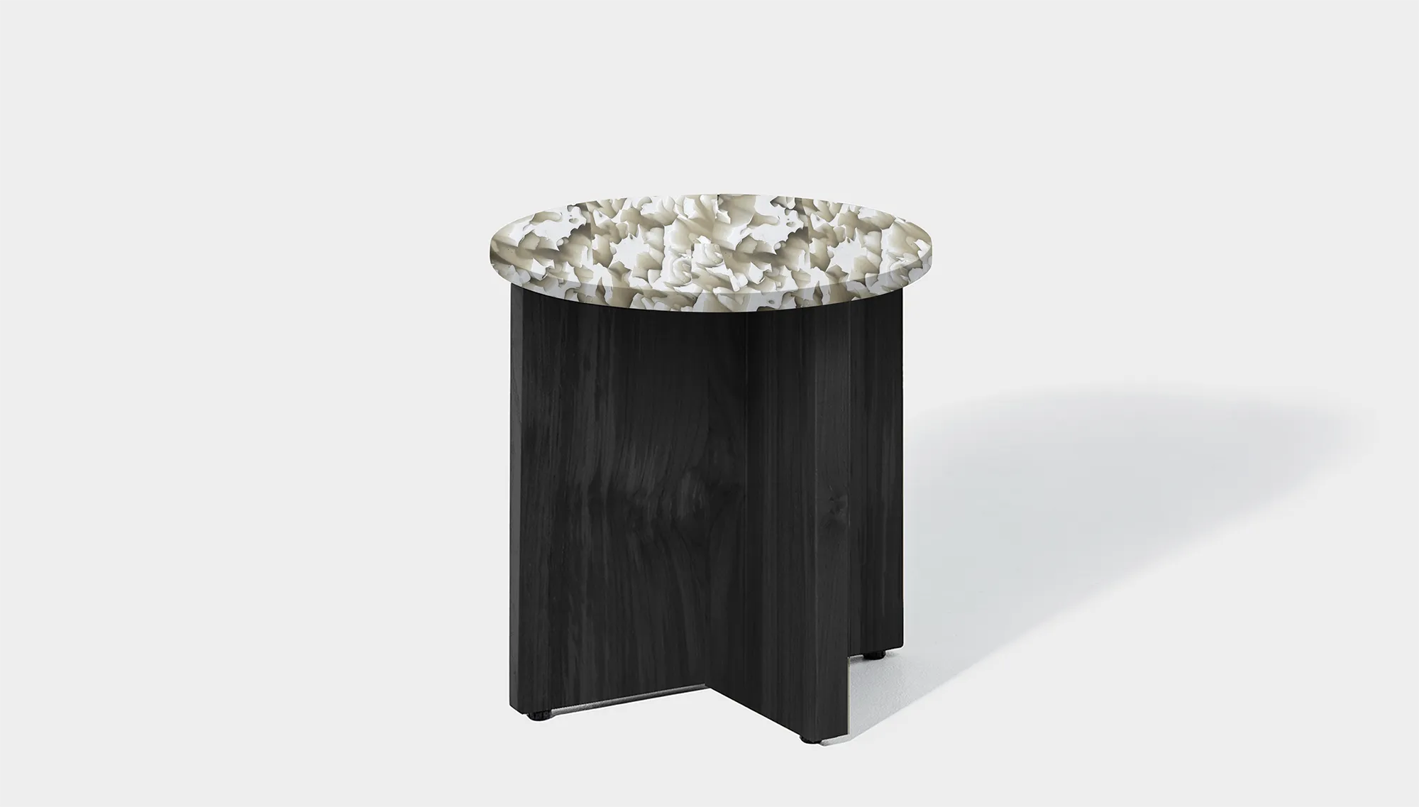 Bob Side Table Round - Recycled Bottle Tops