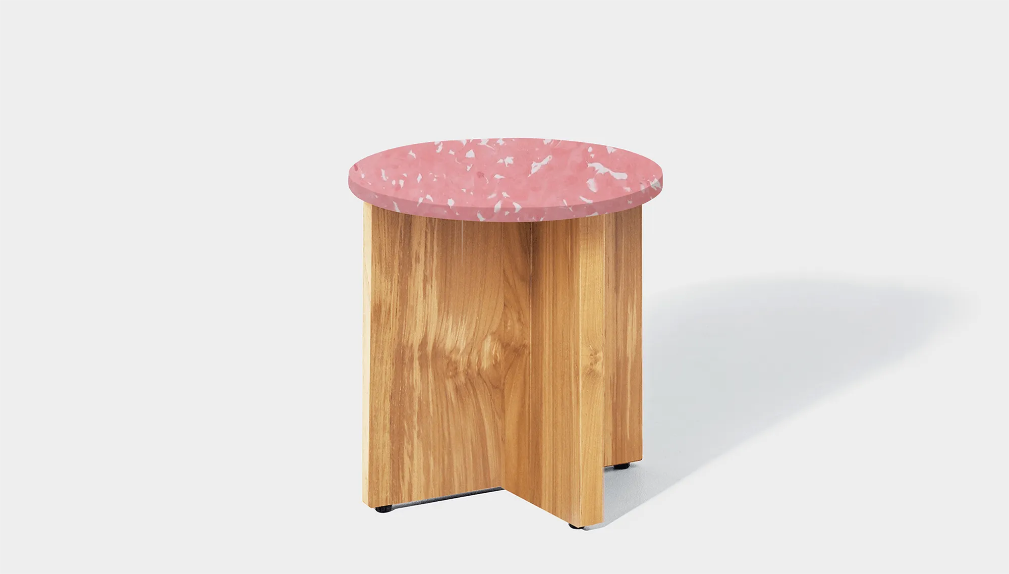 Bob Side Table Round - Recycled Bottle Tops