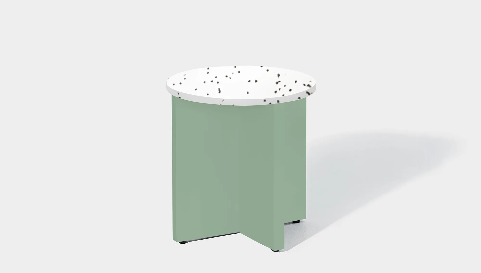 Bob Side Table Round - Recycled Bottle Tops