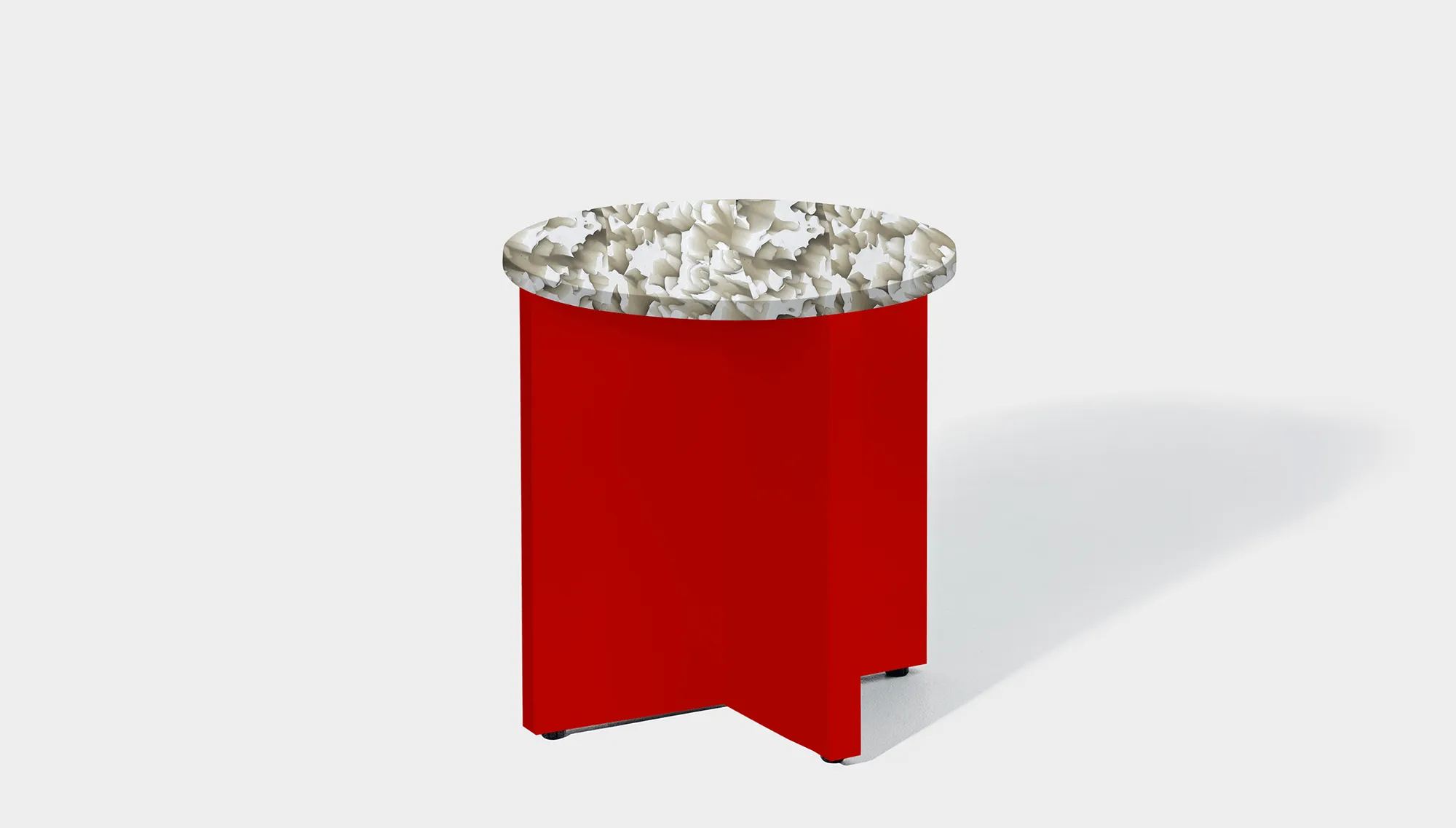 Bob Side Table Round - Recycled Bottle Tops