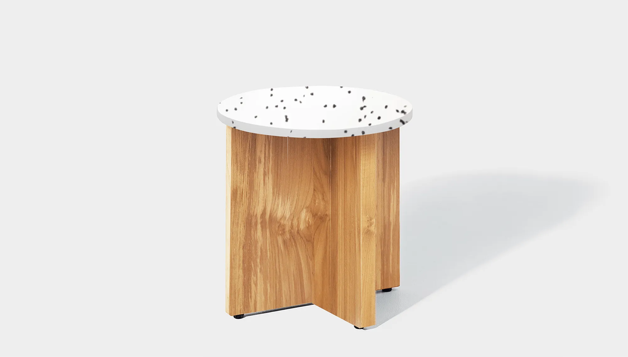 Bob Side Table Round - Recycled Bottle Tops