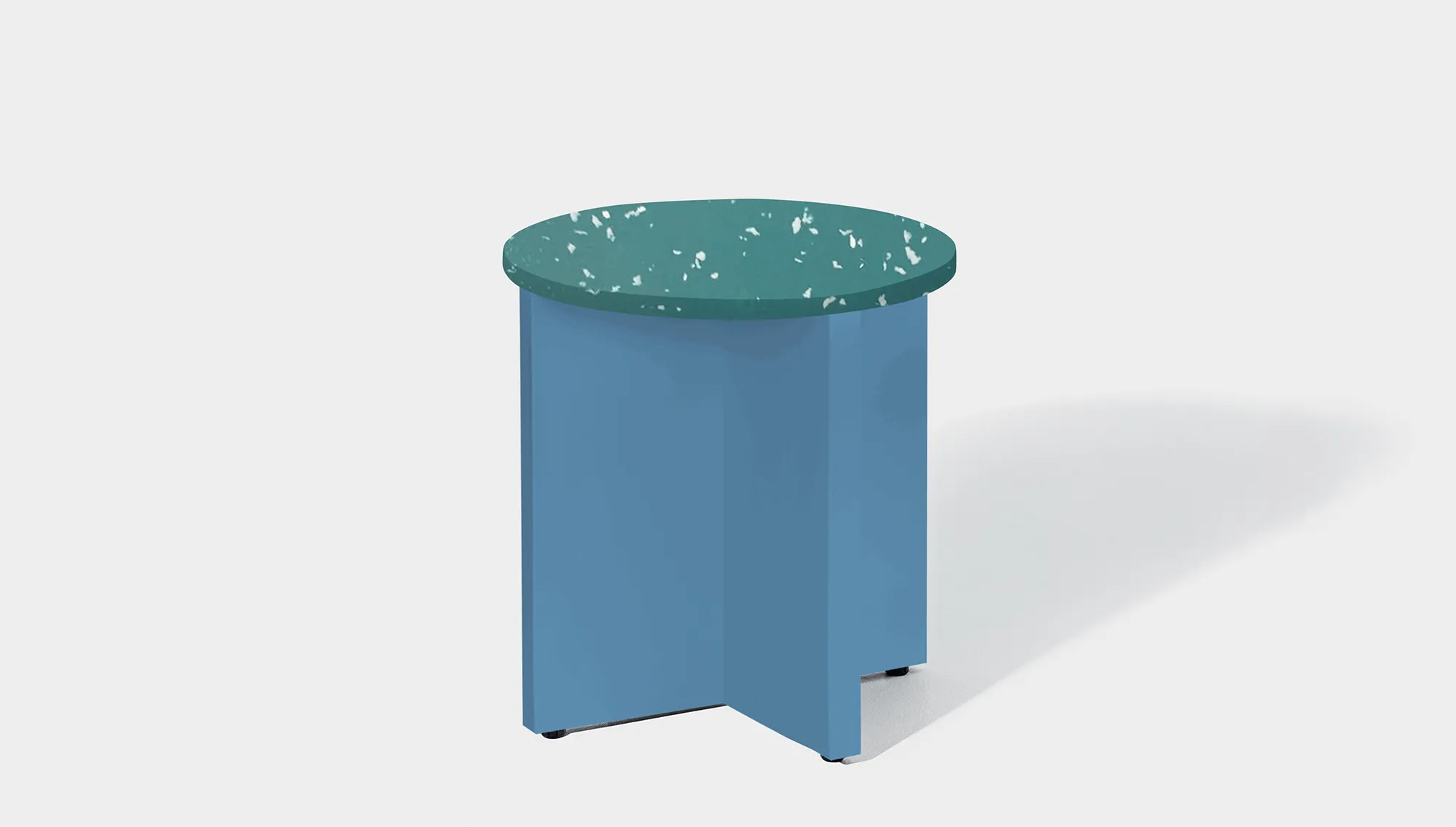 Bob Side Table Round - Recycled Bottle Tops