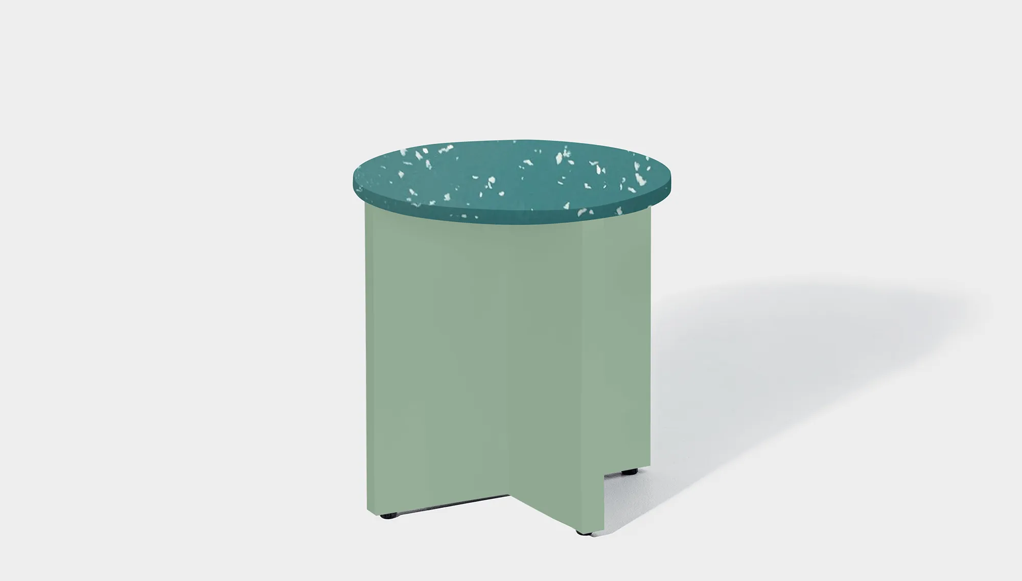 Bob Side Table Round - Recycled Bottle Tops