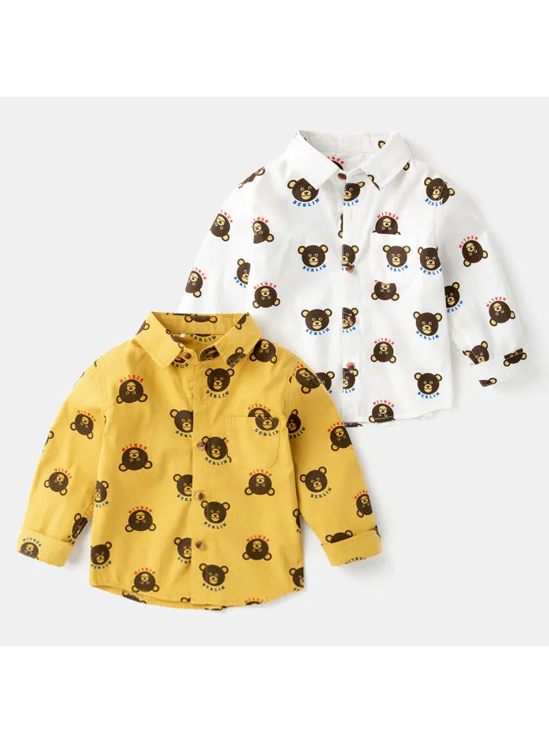 Boys Button-up Shirt Long-sleeved