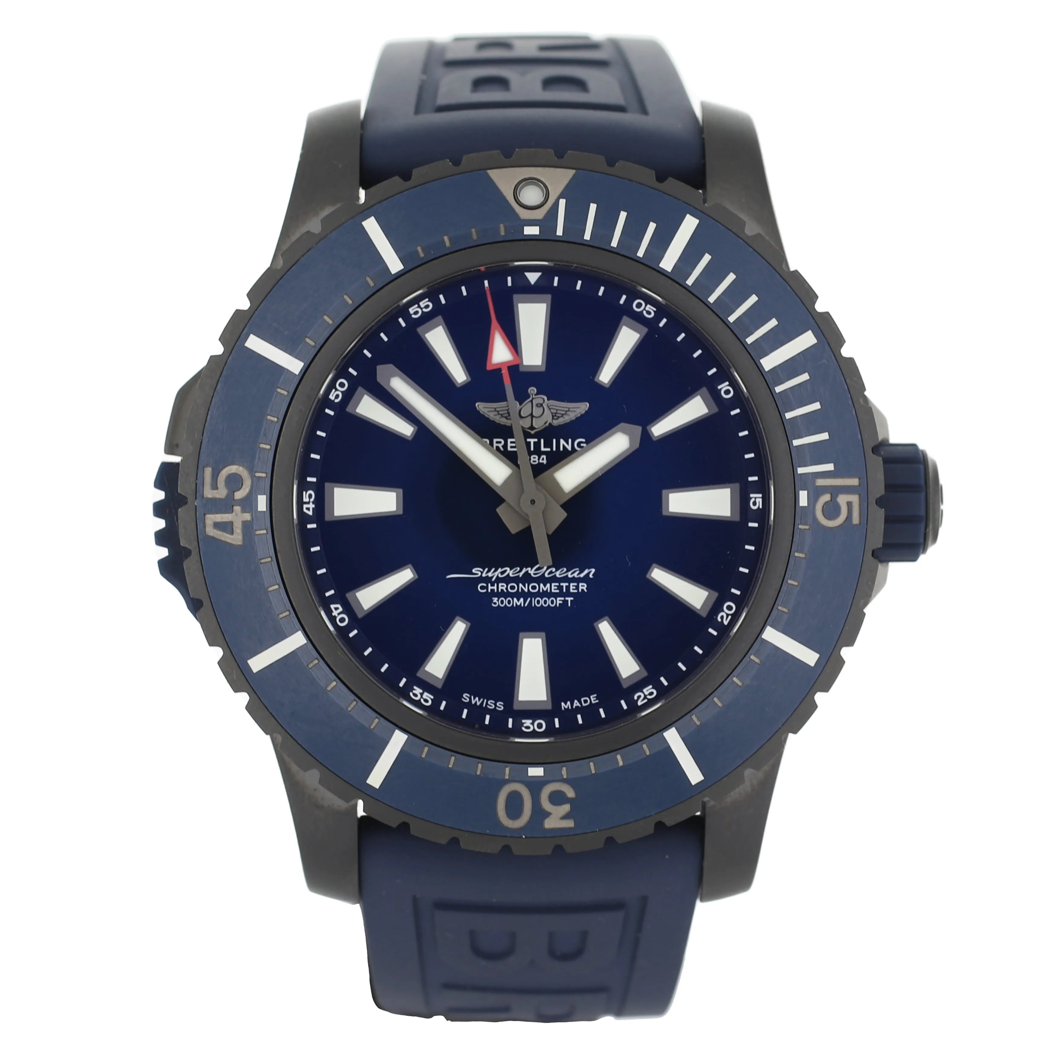 Breitling Superocean Automatic 48 Titanium Rubber 48mm V17369161C1S1 Full Set