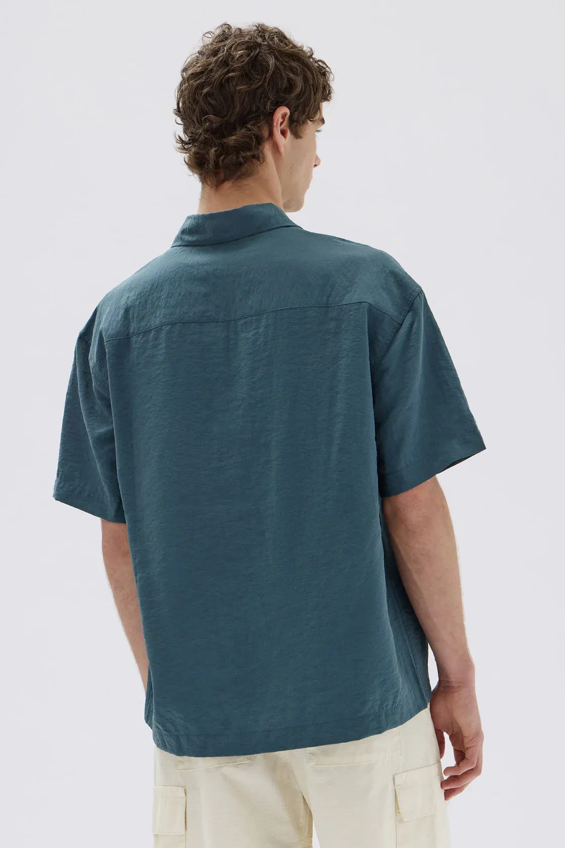 Brook Silk SS Shirt Atlas