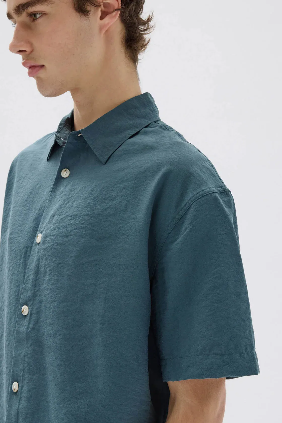 Brook Silk SS Shirt Atlas
