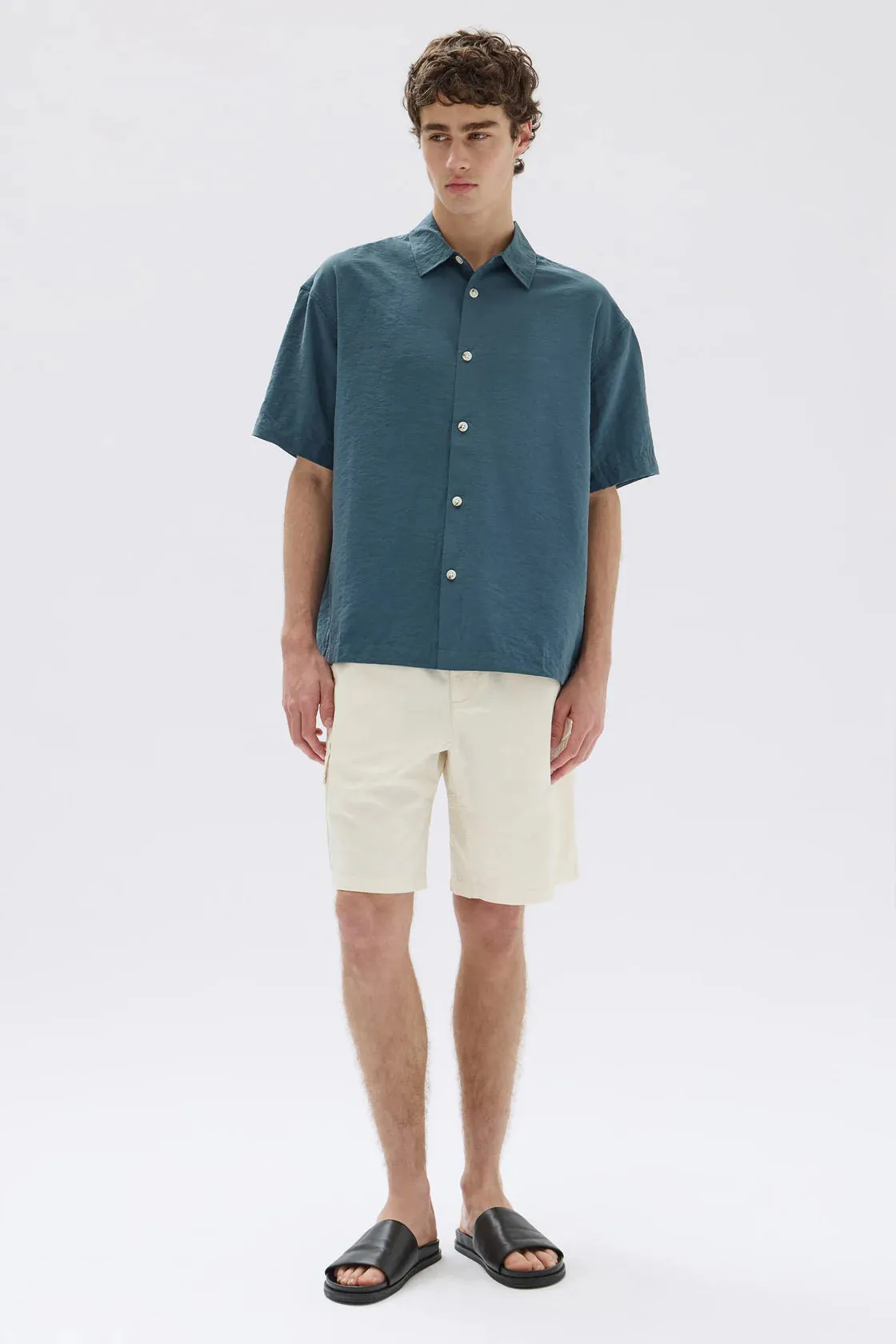 Brook Silk SS Shirt Atlas