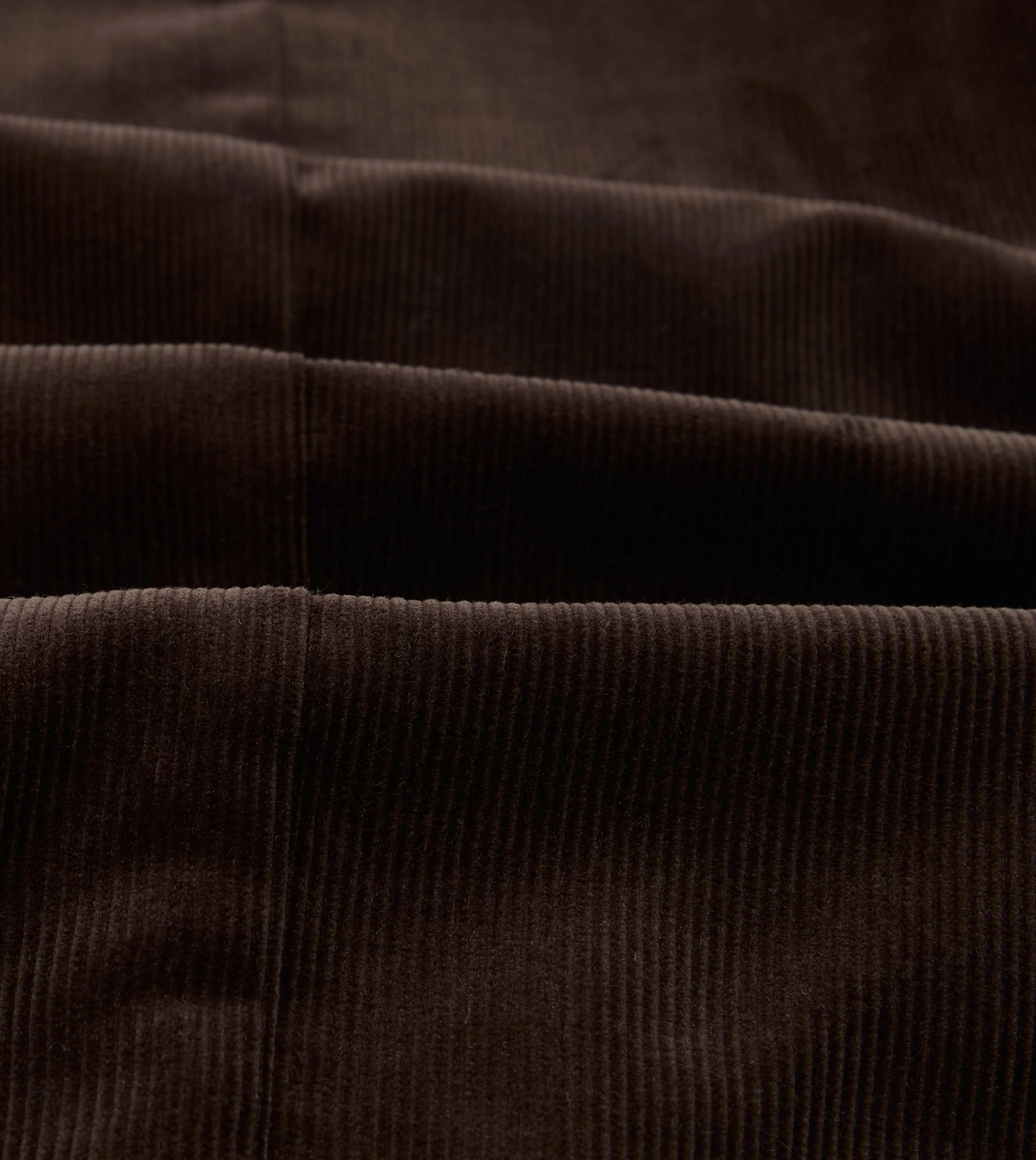 Brown Mid-Wale Cotton Corduroy Tailored Jacket