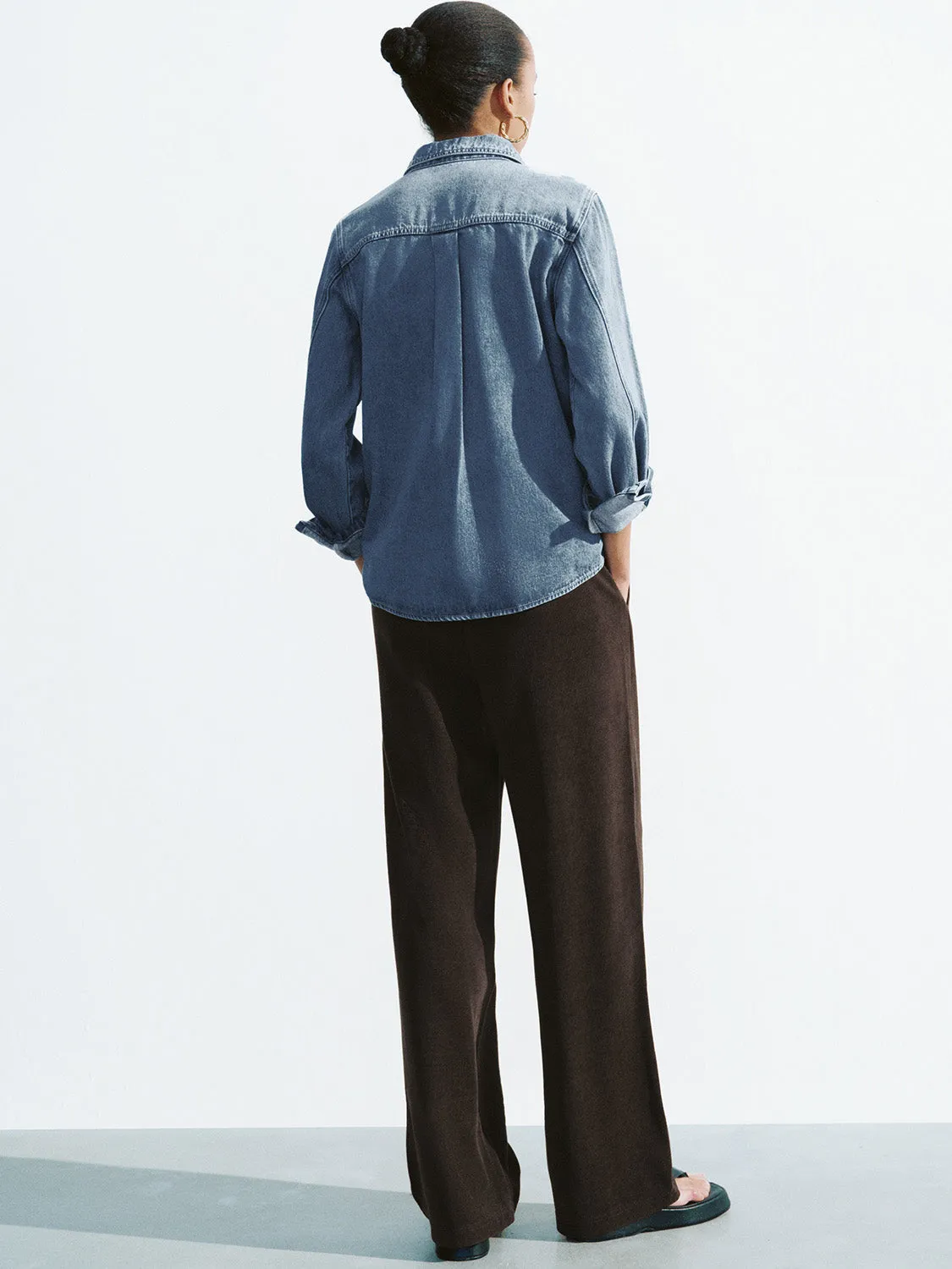 Button Up Denim Shirts