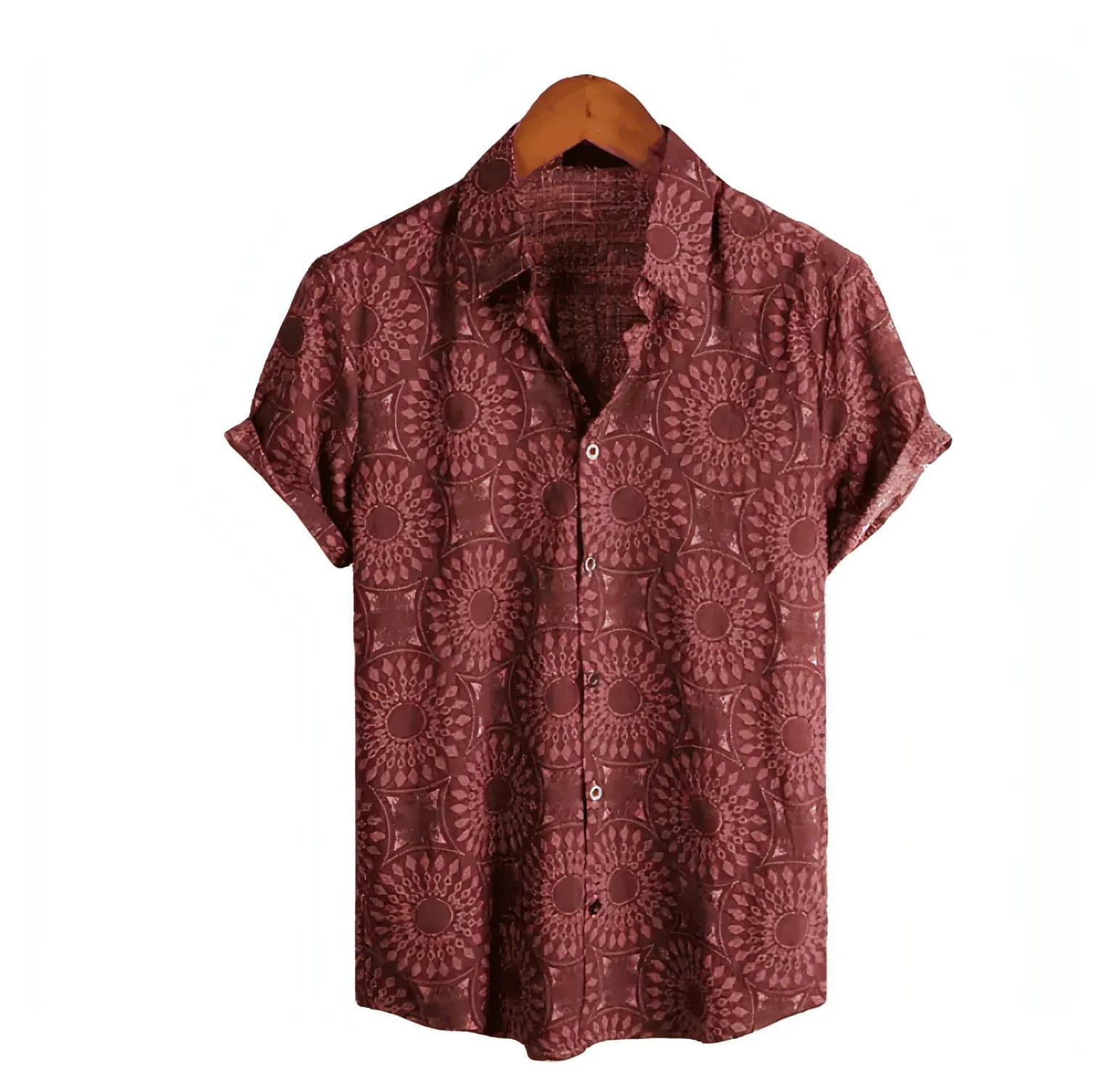 Button up Pattern Shirts - Hawaiian Shirts - Beach Shirts