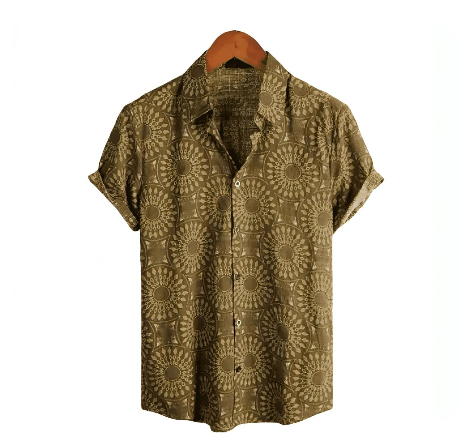 Button up Pattern Shirts - Hawaiian Shirts - Beach Shirts