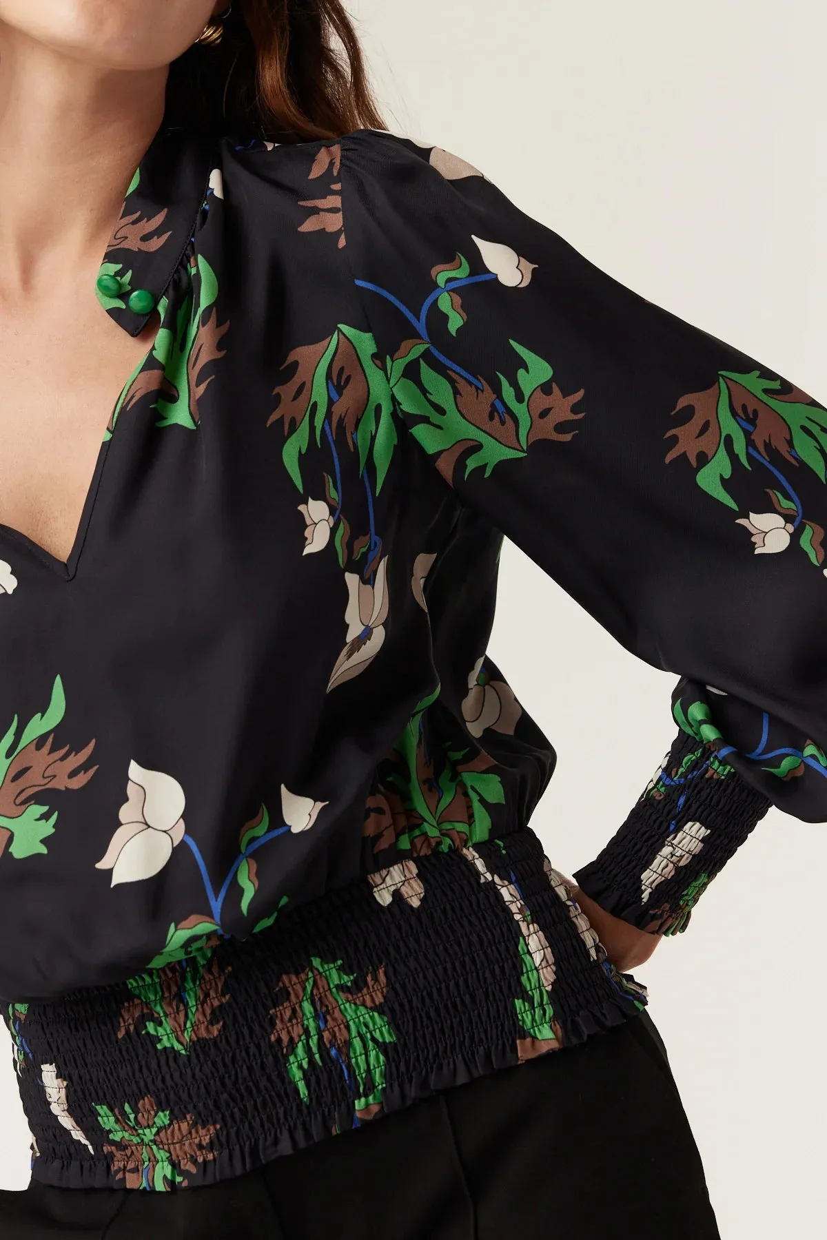 Cable - Colette Blouse - Wildflower Print
