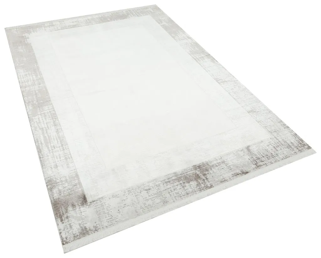 Caliente Mink Viscose Woven Modern Living Room Rug 4932