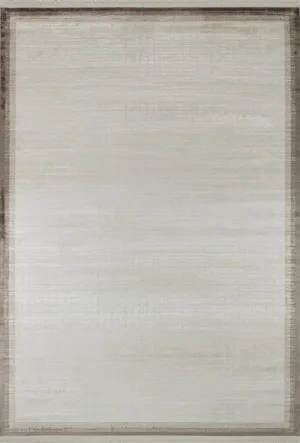 Calista Beige Viscose Woven Modern Living Room Rug 1742