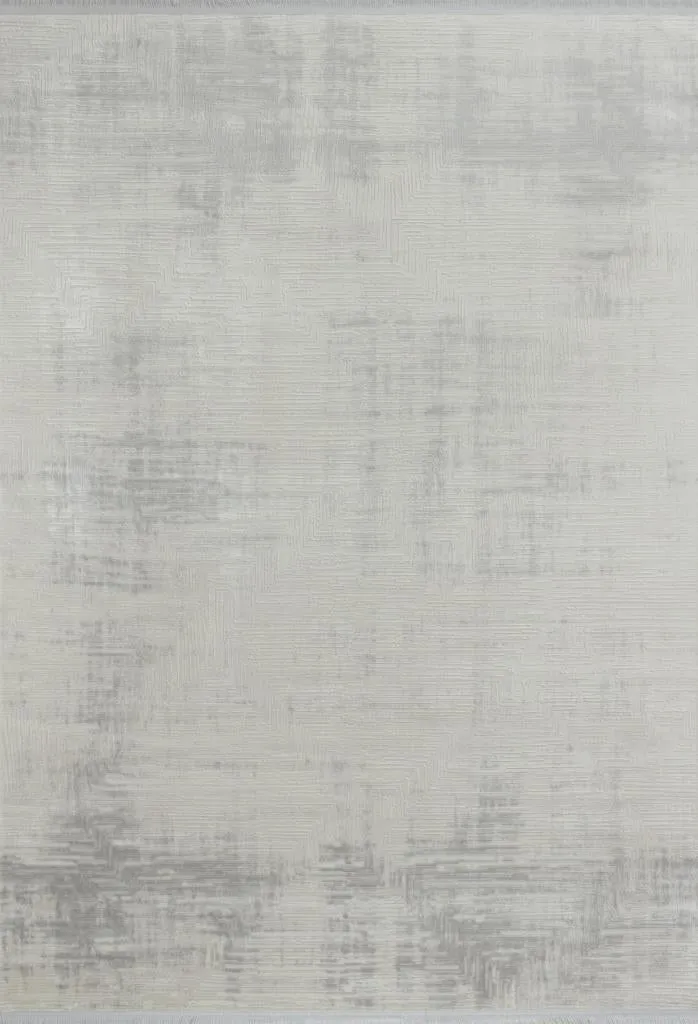 Calista Gray Viscose Woven Modern Living Room Rug 1751