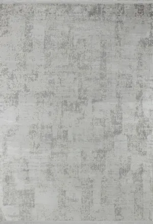 Calista Gray Viscose Woven Modern Living Room Rug 1761